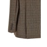 Check double-breasted blazer