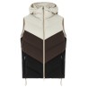 Chevron stitching padded vest