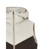 Chevron stitching padded vest
