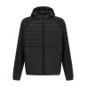 Two-material hoodie