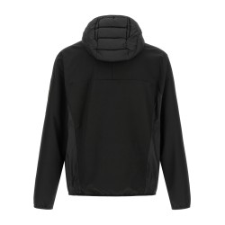 Two-material hoodie