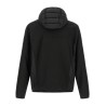 Two-material hoodie