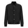 Monogram sleeve bomber jacket