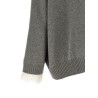 Central stitching sweater