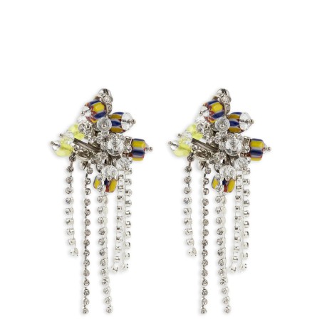 Decorated stud earrings