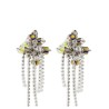 Decorated stud earrings