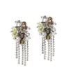 Decorated stud earrings