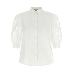 Valentino Garavani macramé insert shirt