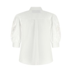 Valentino Garavani macramé insert shirt
