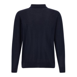 Wool polo shirt 14 microns
