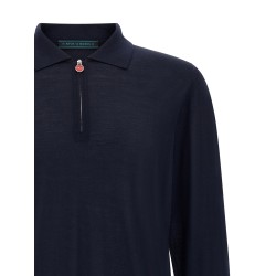Wool polo shirt 14 microns