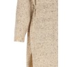 Buttoned yarn cardigan