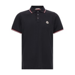 Tricolor trim polo shirt
