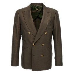 double-breasted blazer