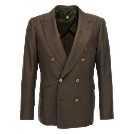 double-breasted blazer