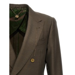 double-breasted blazer