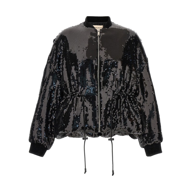 Sequin bomber jacket