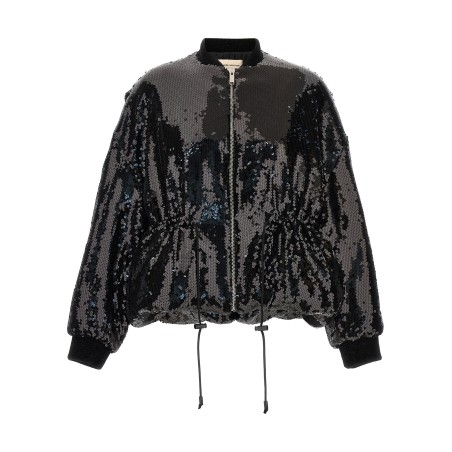 Sequin bomber jacket