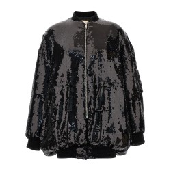 Sequin bomber jacket