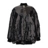 Sequin bomber jacket