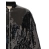 Sequin bomber jacket
