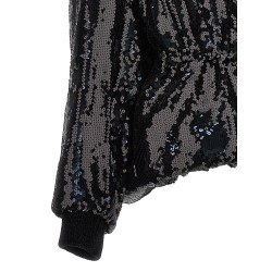Sequin bomber jacket