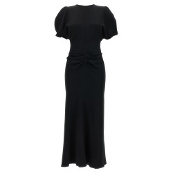 'Gathered Waist Midi' dress