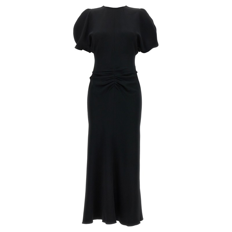 'Gathered Waist Midi' dress