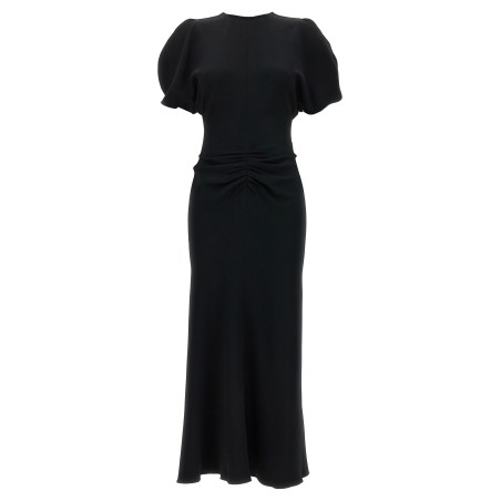 'Gathered Waist Midi' dress