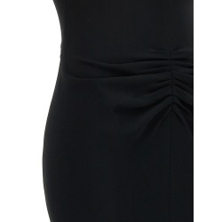 'Gathered Waist Midi' dress
