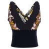 Printed silk top