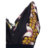 Printed silk top