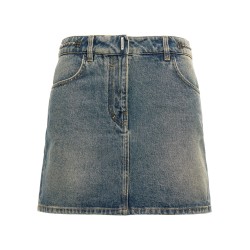 Denim mini skirt