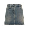 Denim mini skirt