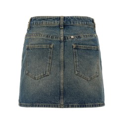 Denim mini skirt