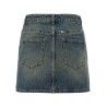 Denim mini skirt