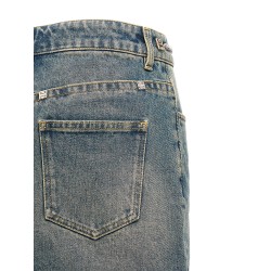Denim mini skirt