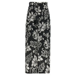 Floral print trousers