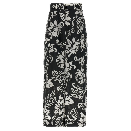 Floral print trousers