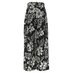 Floral print trousers