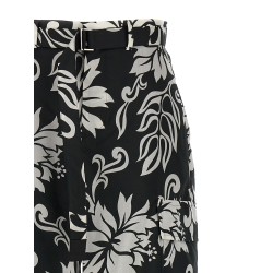 Floral print trousers
