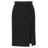 Wool pencil skirt