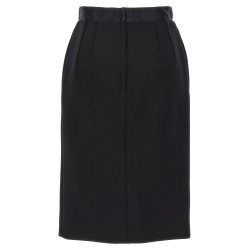 Wool pencil skirt