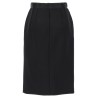 Wool pencil skirt
