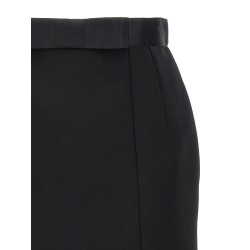 Wool pencil skirt