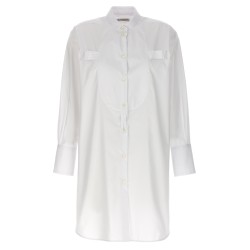 Long plastron tuxedo shirt