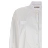 Long plastron tuxedo shirt