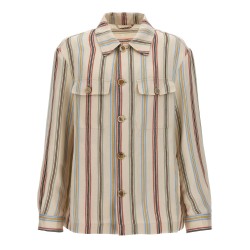 Striped overshirt