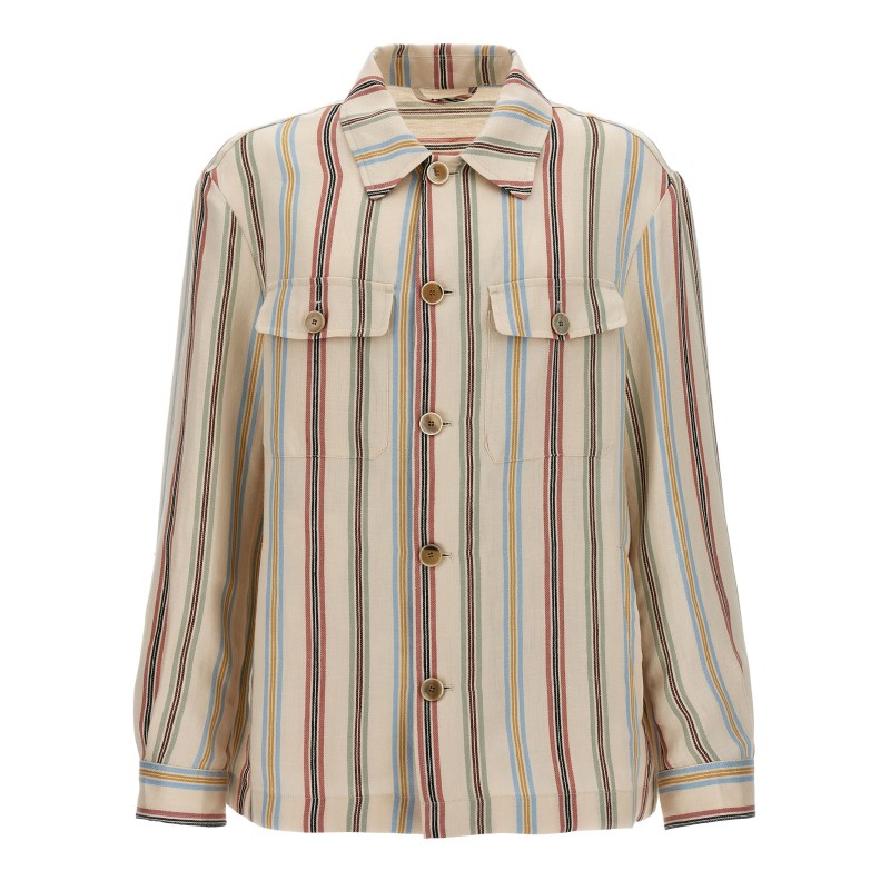 Striped overshirt