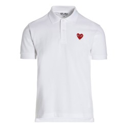Logo patch polo shirt